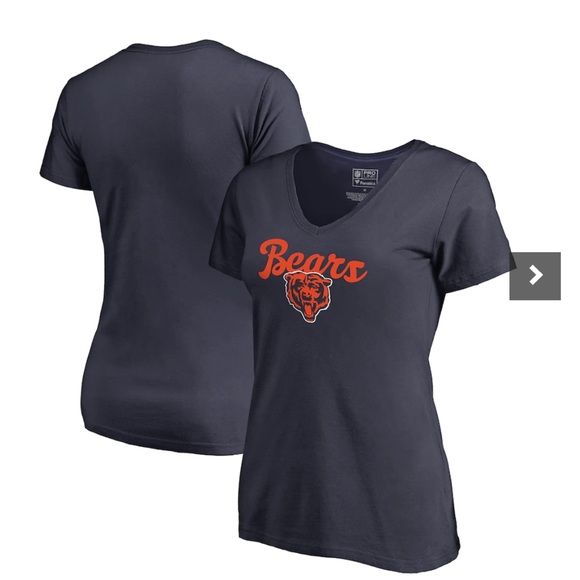 Women's Chicago Bears NFL Pro Line by Fanatics V-Neck Small - Picture 2 of 2
